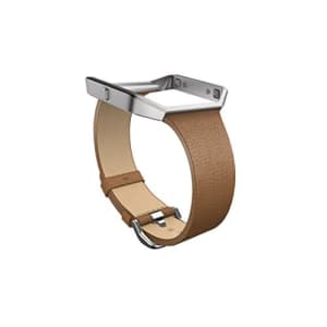 Fitbit Blaze Accessory Band, Slim Camel Leather, Small for $45