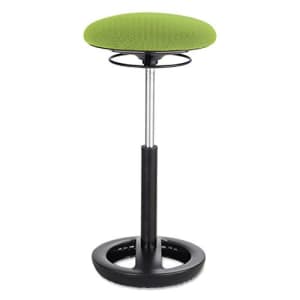 Safco Twixt Active Movement Seating Chair, Ergonomic Support, Extended Height, Green Mesh for $170