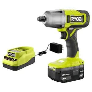 Ryobi ONE+ 18V Cordless 1/2" Impact Wrench Kit w/ 4.0Ah Battery & Charger for $99 w/ free tool worth up to $100