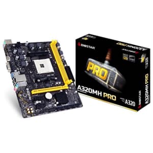 Biostar A320MH PRO AM4 SATA 6Gb/s USB 3.1 HDMI Micro ATX AMD Motherboard for $59