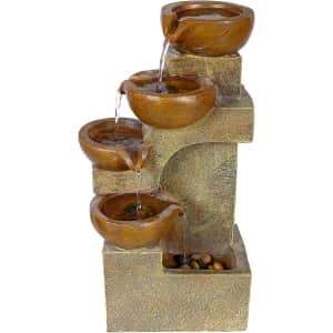 Alpine Corporation Tiering Pots Fountain for $34