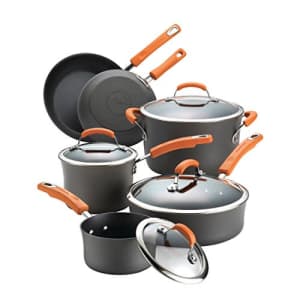 Rachael Ray 87375 10-pc. nonstick hard anodized II cookware set for $190