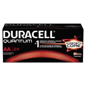 Duracell QU1500BKD Quantum Alkaline Batteries, AA, 24/BX for $35