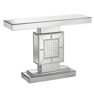 Studio 55D Medina 44" Mosaic Mirrored Console Table for $430 Studio 55D Medina 44" Mosaic Mirrored Console Table for $430