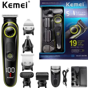 Kemei 5-in-1 Grooming Kit for $19 Kemei 5-in-1 Grooming Kit for $19