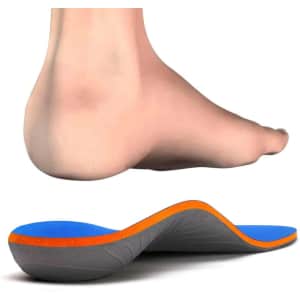 iFitna Full Length Orthotic Insoles for $12