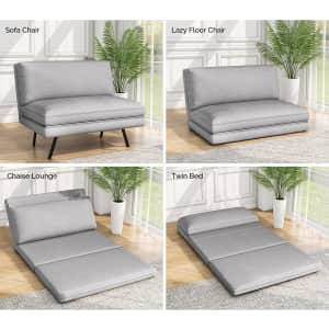 Iululu 4-in-1 Convertible Twin Sleeper Chair Bed for $200