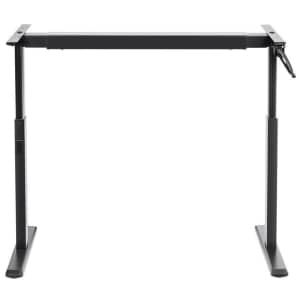 Workstream by Monoprice Sit-Stand Height Adjustable Desk Frame for $94 Workstream by Monoprice Sit-Stand Height Adjustable Desk Frame for $94