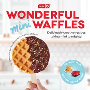 DASH DCB001MW Wonderful Mini Waffles Recipe Book with Gluten, Vegan, Paleo, Dairy + Nut Free for $13