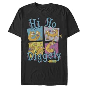 Nickelodeon Men's Big & Tall Hiho T-Shirt, Black, Large Tall for $8