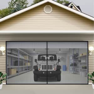 Vevor 16x7-Foot Garage Door Screen for $20
