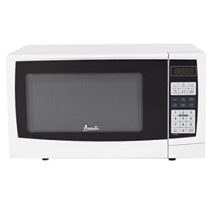 Avanti MT9K0W Microwave Oven 900-Watts Compact with 6 Pre Cooking Settings, Speed Defrost, for $100