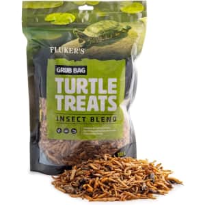 Fluker's Grub Bag Turtle Treats Insect Blend 6-oz. Bag for $4