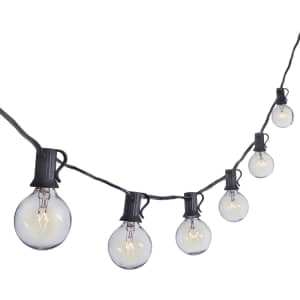 Sterno Home 100-Foot Clear Globe Outdoor Incandescent Lights for $40