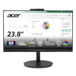 Acer Vero CB242Y D3bmiprcx 23.8" FHD 1920x1080 Zero Frame IPS Home Office Computer Monitor | 100Hz for $187