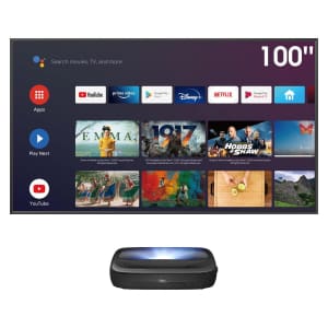 Hisense 4K UHD TriChroma Laser UST Projector + 100" ALR Screen for $1,599 Hisense 4K UHD TriChroma Laser UST Projector + 100" ALR Screen for $1,599