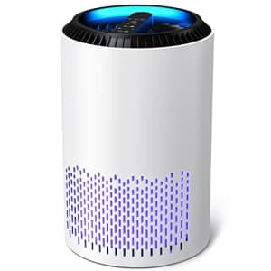 AROEVE Air Purifiers for Home, H13 HEPA Air Purifiers Air Cleaner For Smoke Pollen Dander Hair for $40