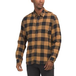 Eddie Bauer Men's Flannel Shirt (L sizes) for $10