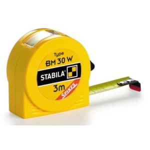 Stabila Inc. Stabila Measuring Tools 16456 BM 30 W SP Pocket Tape Measure 3 m for $25