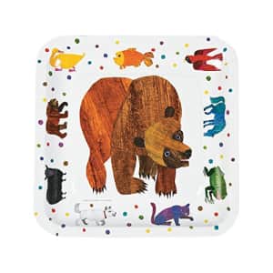 Fun Express Eric Carle Brown Bear, Brown Bear, What Do You See? Paper Dinner Plates - Party for $12