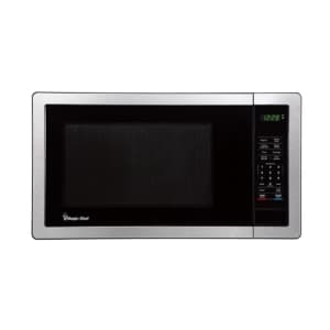 Magic Chef MC110MST Countertop Microwave Oven, Standard Microwave for Kitchen Spaces, 1,000 Watts, for $129