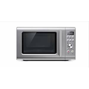 Breville BMO650SIL Compact Wave Soft Close Countertop Microwave Oven, Silver for $200