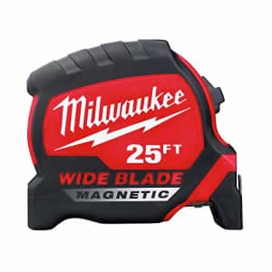 25' Milwaukee Magnetic Wide Blade Tape Measure for $20