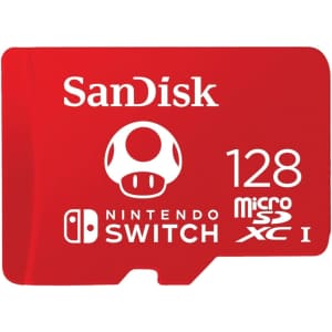 SanDisk 128GB microSDXC UHS-I Memory Card for Nintendo Switch for $13 SanDisk 128GB microSDXC UHS-I Memory Card for Nintendo Switch for $13