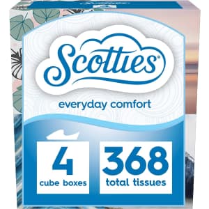 Scotties Everyday Comfort Facial Tissues 4-Pack. That's a savings of $8.