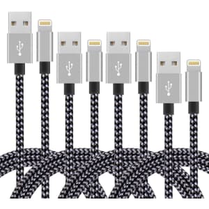 Idison Lightning Cable 4-Pack for $10