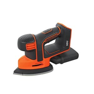 Black + Decker BLACK+DECKER 20V MAX Mouse Sander, Tool Only (BDCMS20B) for $40 Black + Decker BLACK+DECKER 20V MAX Mouse Sander, Tool Only (BDCMS20B) for $40
