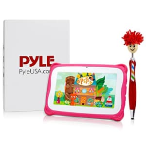 Pyle 7" Full HD Android Tablet for Kids - 1080p Full HD Display, Quad-Core Processor 1GB+8GB Storage for $52