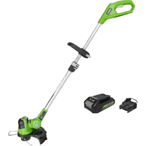 Greenworks 24V 12" String Trimmer for $57 Greenworks 24V 12" String Trimmer for $57