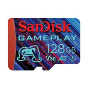 SanDisk 128GB Gameplay microSD Memory Card for Mobile Gaming - Up to 190MB/s, for Handheld Console for $17