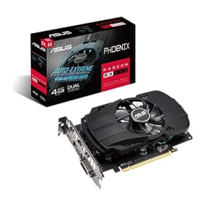 ASUS Phoenix AMD Radeon RX 550 Graphics Card (PCIe 3.0, 4GB GDDR5 Memory, HDMI, DisplayPort, DVI-D, for $140
