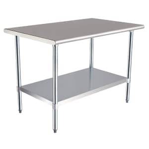 AmazonCommercial 30" x 48" NSF Stainless Steel Workbench for $147