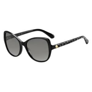 Kate Spade ESMAE/G/S Black/Grey 56/18/140 women Sunglasses for $59