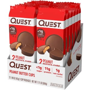 Quest Nutrition Peanut Butter Cups 12-Pack for $22