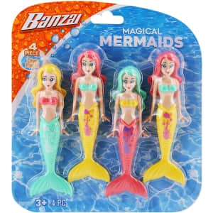 Banzai Magical Mermaids 4-Pc. Dive Pack for $7 Banzai Magical Mermaids 4-Pc. Dive Pack for $7