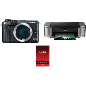 Canon EOS M6 Mirrorless Digital Camera Body for $299 after rebate Canon EOS M6 Mirrorless Digital Camera Body for $299 after rebate