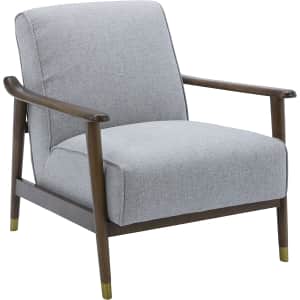 Rivet 29" Wood Arm Accent Chair for $500