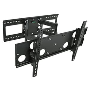 Mount-It! Articulating TV Wall Mount for 32 65 LCD/LED/Plasma Flat Screen TVs, Full Motion, 165 Lbs for $55