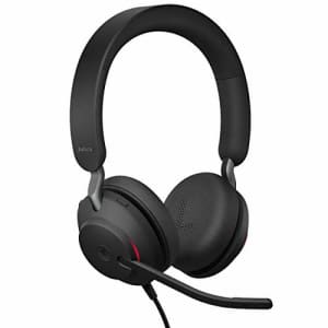 Jabra Evolve2 40 UC Wired Headphones, USB-C, Stereo, Black Telework Headset for Calls and Music, for $168