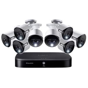 Lorex 4K Ultra HD 8-Channel 2TB DVR Security System with 8x 5MP Deterrence Cameras for $280