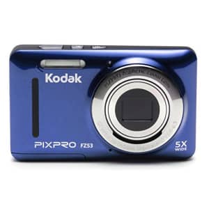 Kodak FZ53-BL Point and Shoot Digital Camera with 2.7" LCD, Blue for $105 Kodak FZ53-BL Point and Shoot Digital Camera with 2.7" LCD, Blue for $105