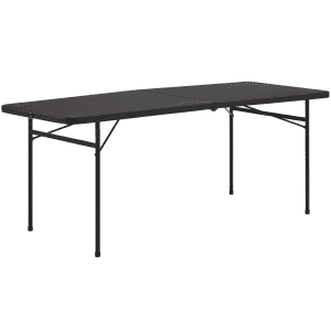 Mainstays 6-Foot Bi-Fold Folding Table for $45