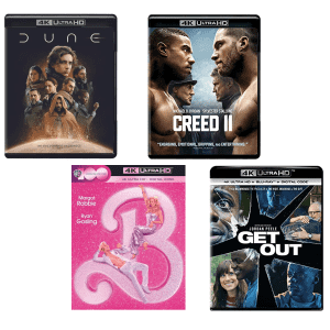4K UHD Blu-Ray Movies at Amazon: 3 for $33