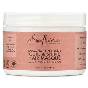SheaMoisture 12-oz. Hair Masque for Dry Curls Coconut & Hibiscus with Shea Butter for $13