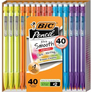 BIC Xtra-Smooth Mechanical Pencil 40-Pack for $6.29 w/ Sub & Save