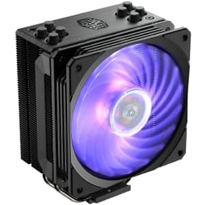 Cooler Master Hyper 212 Black Edition RGB CPU Air Cooler for $71
